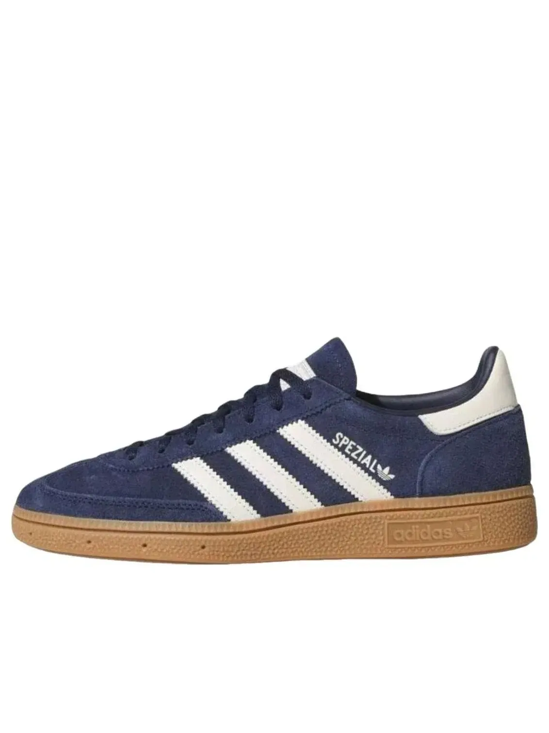 Мужские кроссовки с замшевым верхом Handball Spezial Adidas — изображение 1 из 5, темно-синий