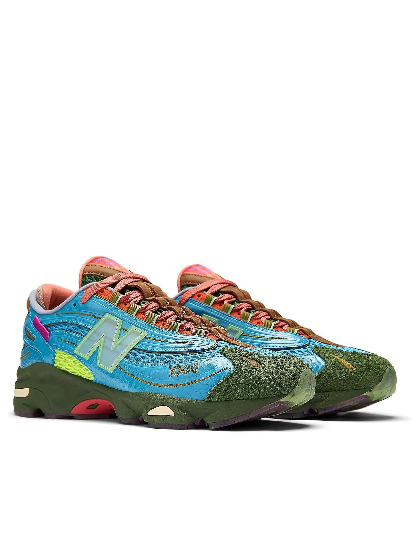 Кроссовки New Balance x Salehe Bembury 1000 'Fog Be The Cloud' — изображение 2 из 6, мульти