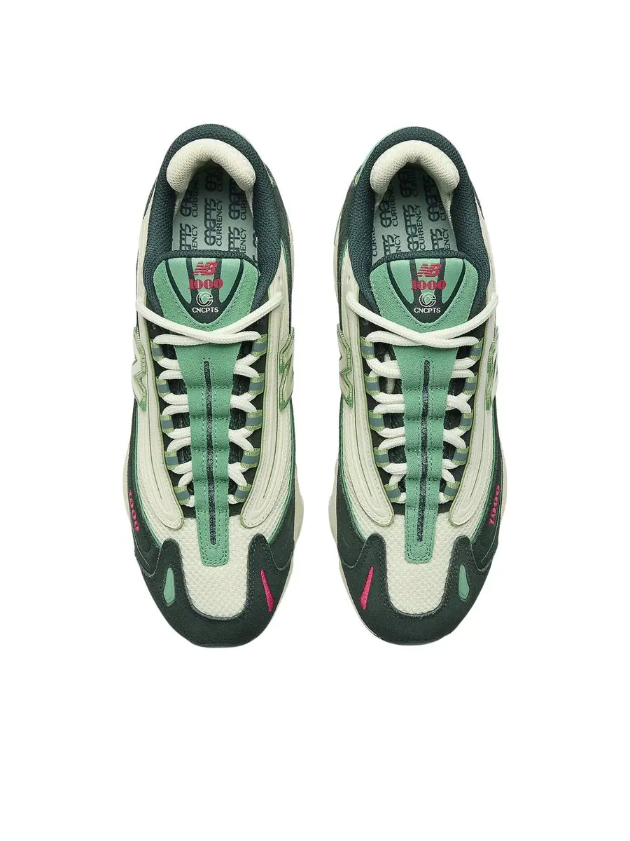 Кроссовки New Balance x Concepts 1000 'Mle' — изображение 3 из 4, зеленый
