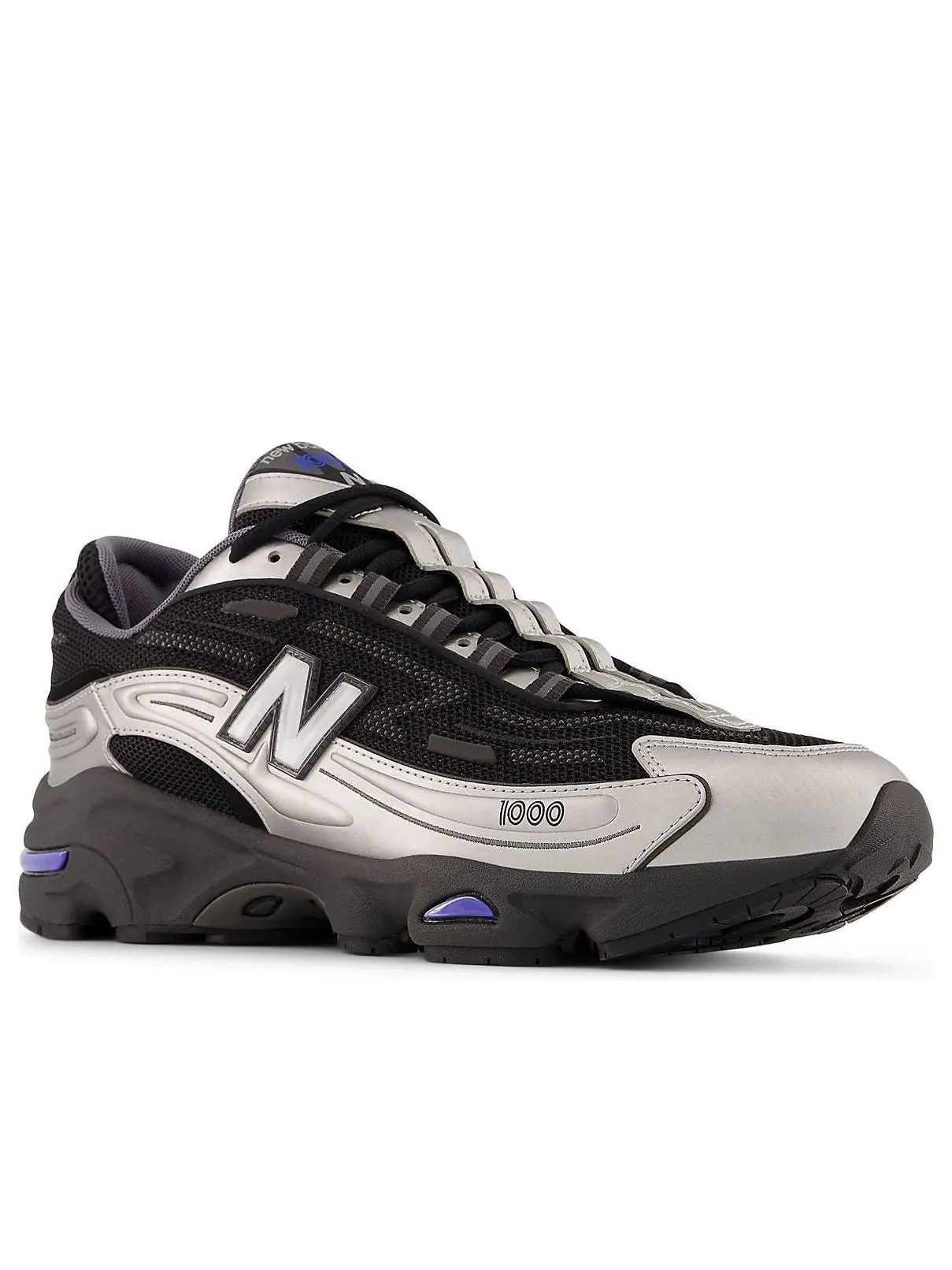 Кроссовки New Balance 1000 'Silver Black Concord' — изображение 2 из 5, серебристый/черный