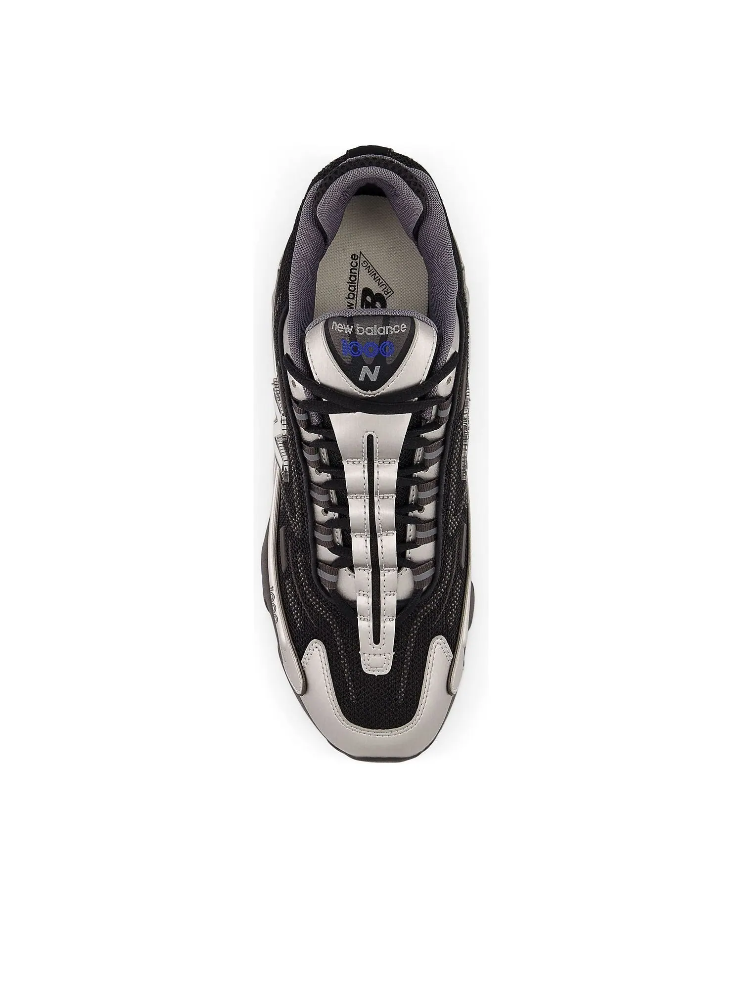 Кроссовки New Balance 1000 'Silver Black Concord' — изображение 3 из 5, серебристый/черный