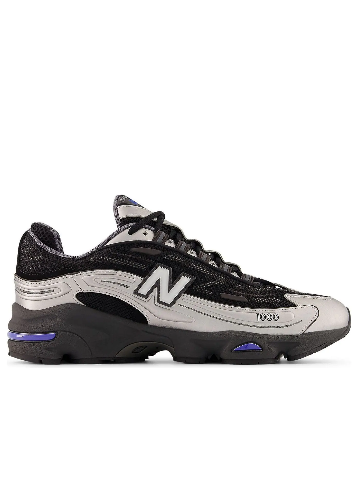 Кроссовки New Balance 1000 'Silver Black Concord' — изображение 4 из 5, серебристый/черный