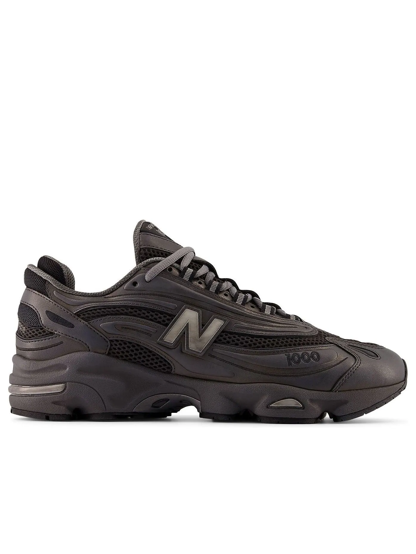 Кроссовки New Balance 1000 'Black Metallic Slate Grey' — изображение 2 из 4, черный