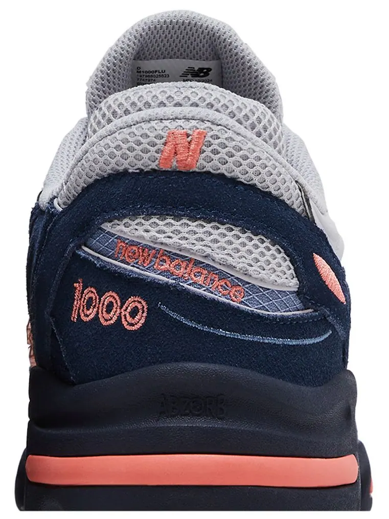 Кроссовки New Balance 1000 'Nautical Coral' Footlocker Exclusive — изображение 7 из 8, синий