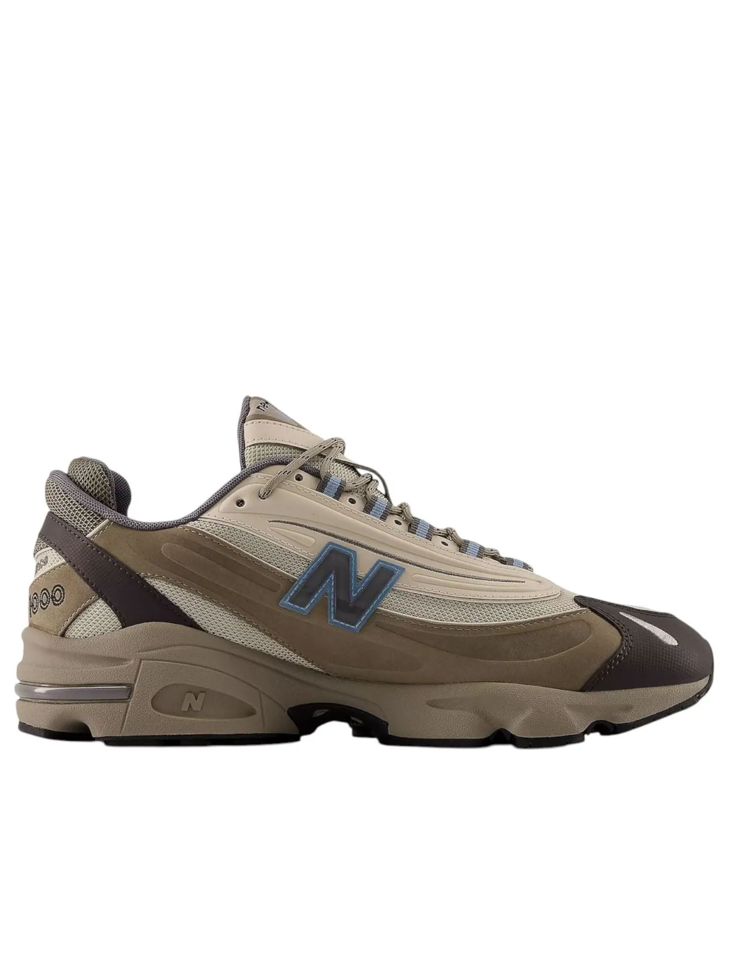 Кроссовки New Balance 1000 Cordura 'Beige Stone Blue' — изображение 2 из 5, бежевый/синий