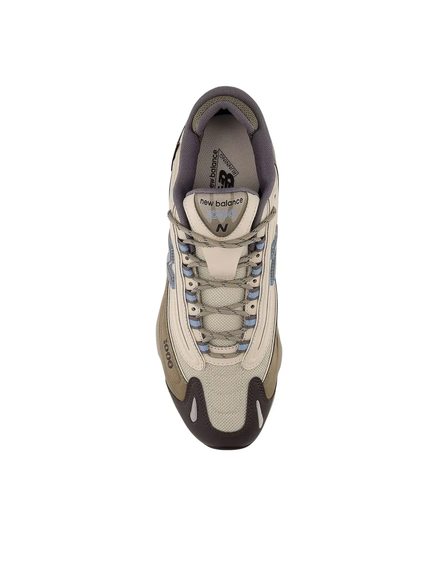 Кроссовки New Balance 1000 Cordura 'Beige Stone Blue' — изображение 3 из 5, бежевый/синий