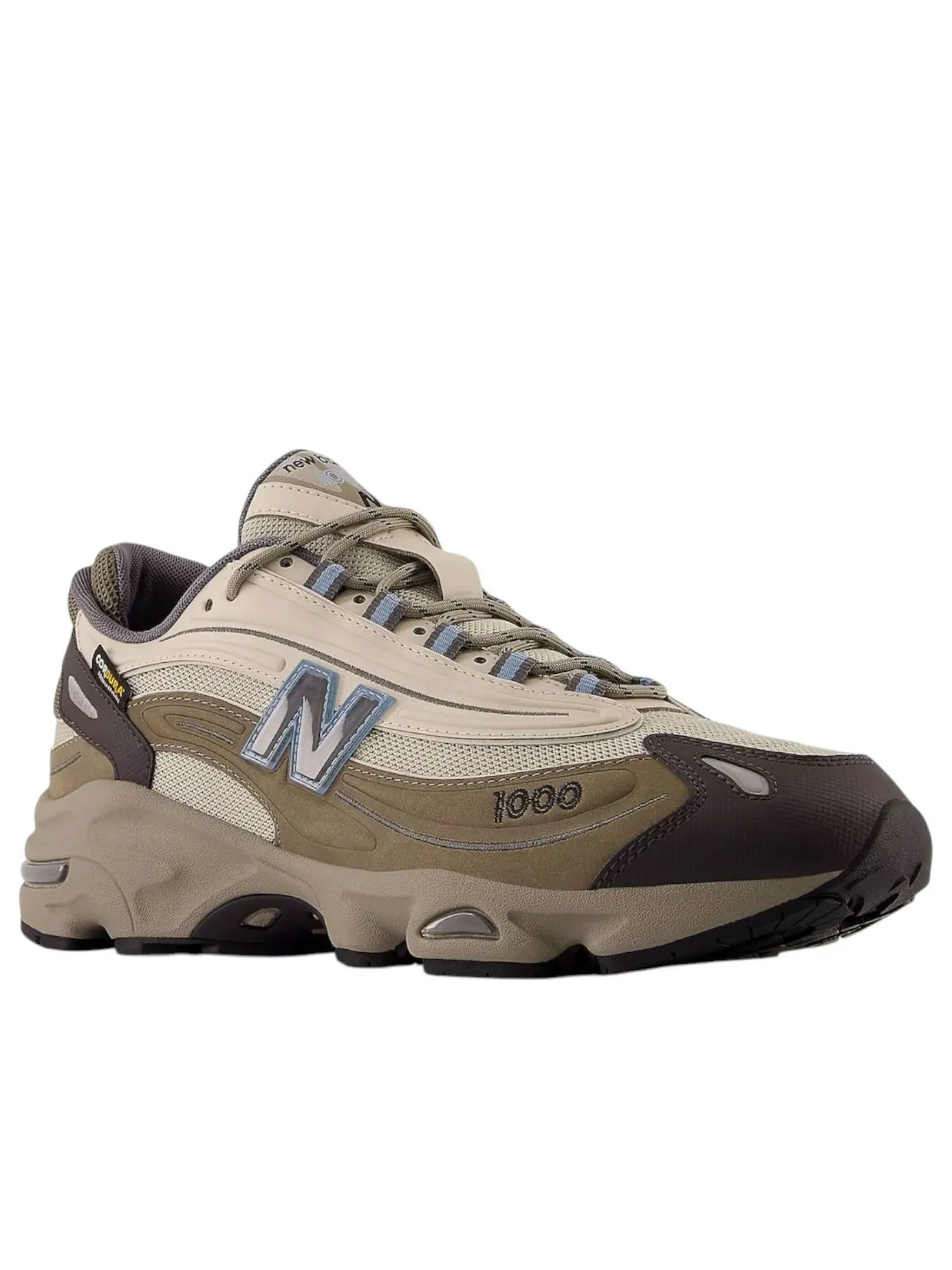 Кроссовки New Balance 1000 Cordura 'Beige Stone Blue' — изображение 4 из 5, бежевый/синий