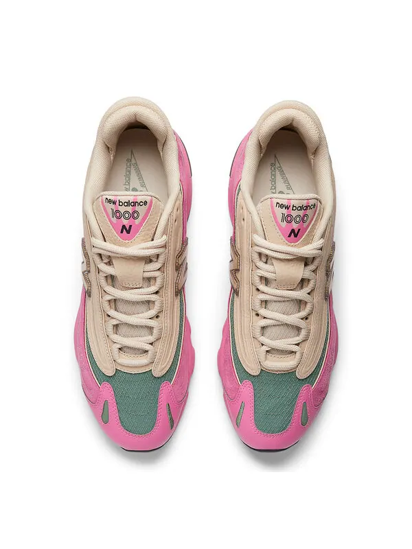 Кроссовки 1000 New Balance — изображение 4 из 4, розовый/бежевый