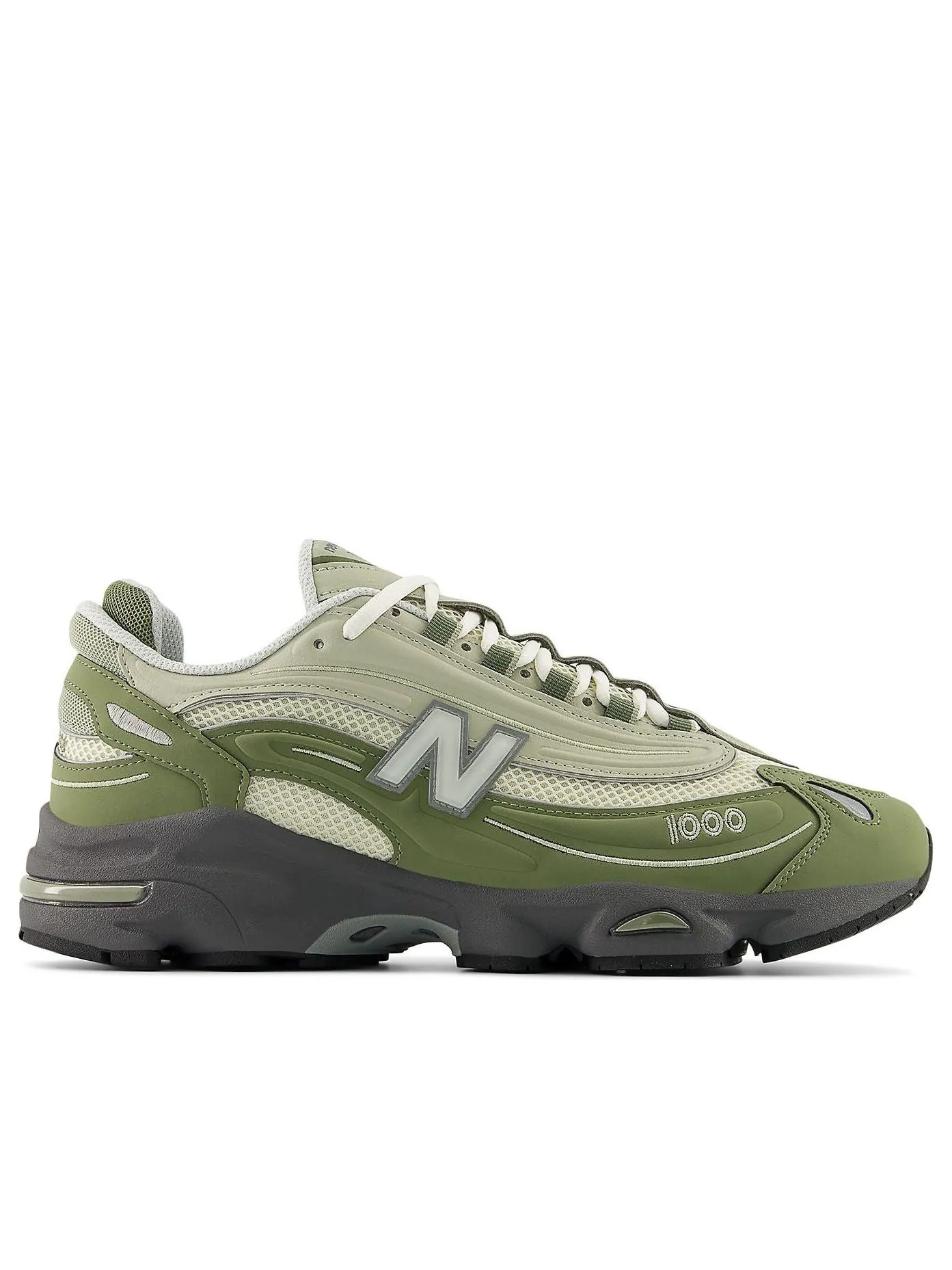 Кроссовки New Balance 1000 'Dark Olivine' — изображение 2 из 6, морская соль
