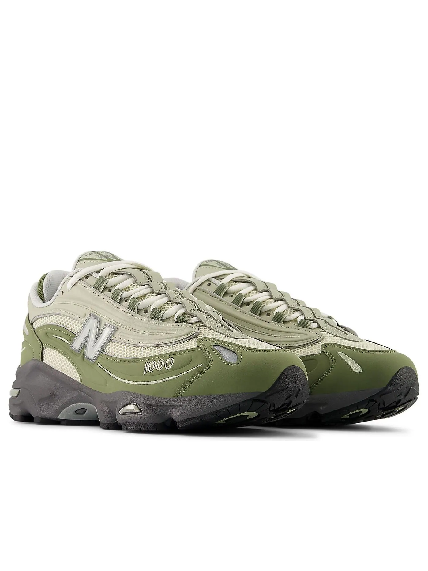 Кроссовки New Balance 1000 'Dark Olivine' — изображение 4 из 6, морская соль