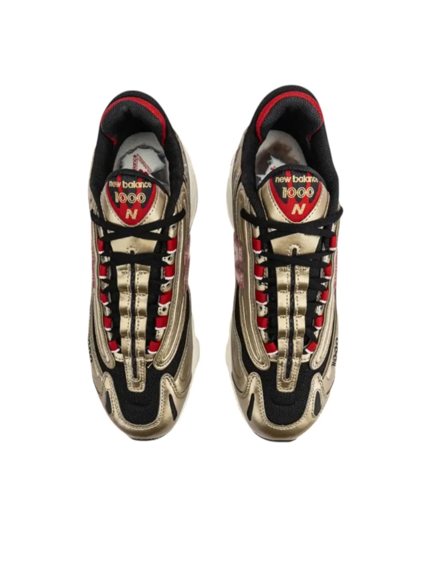 Кроссовки New Balance x Shoe Palace 1000 'Gold Black' — изображение 3 из 5, золото