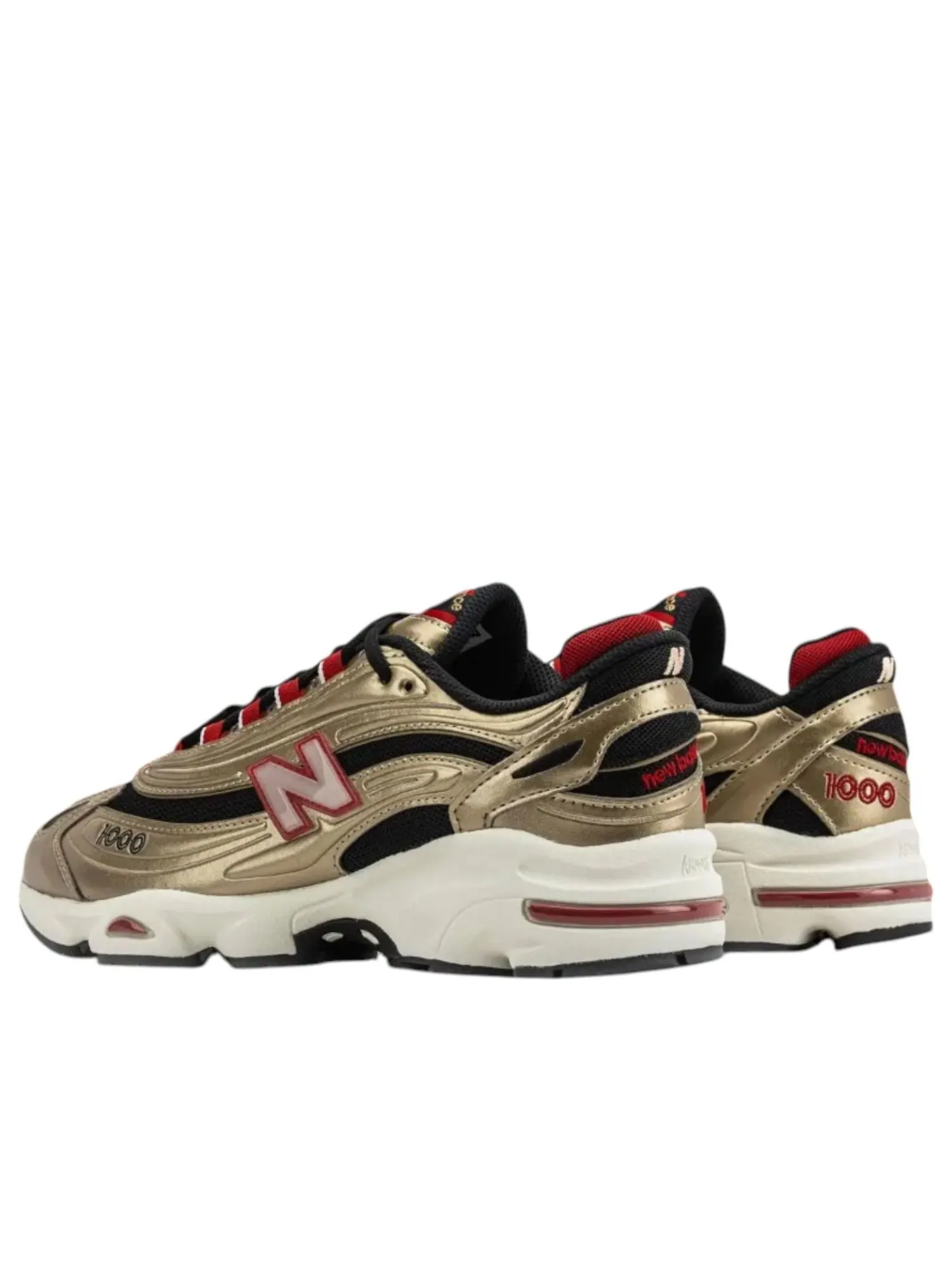 Кроссовки New Balance x Shoe Palace 1000 'Gold Black' — изображение 4 из 5, золото