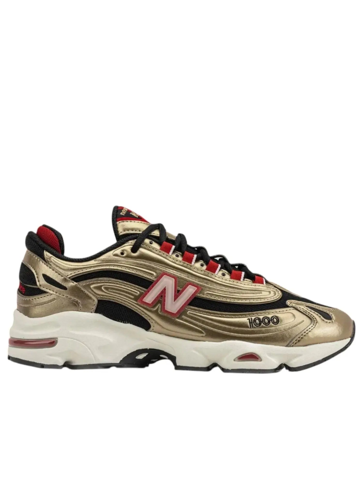 Кроссовки New Balance x Shoe Palace 1000 'Gold Black' — изображение 5 из 5, золото