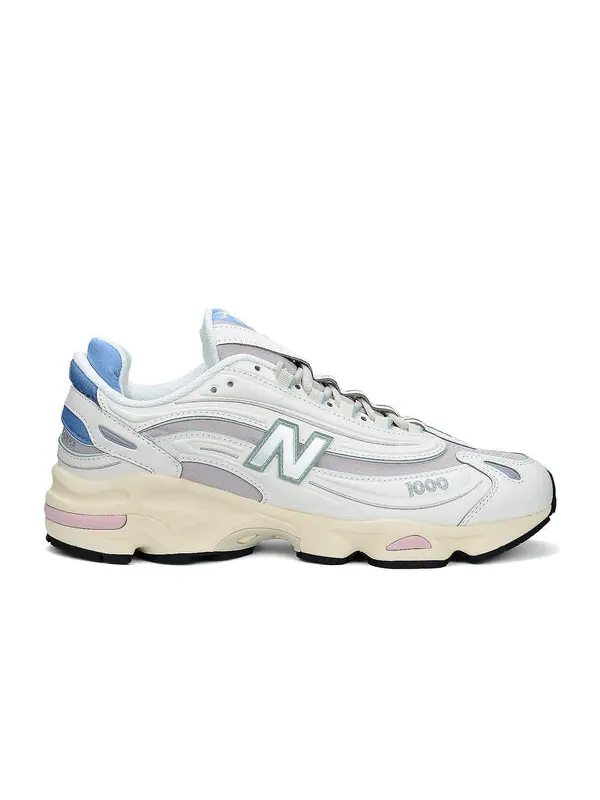 Кроссовки 1000 кроссовок New Balance — изображение 2 из 4, белый/синий/серый