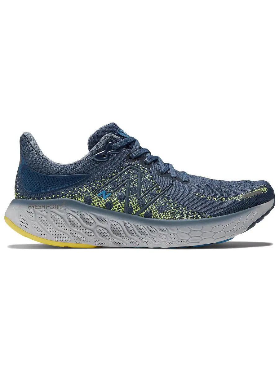 Беговые кроссовки New Balance Fresh Foam X 1080 v12 'Blue Yellow' — изображение 2 из 6, синий