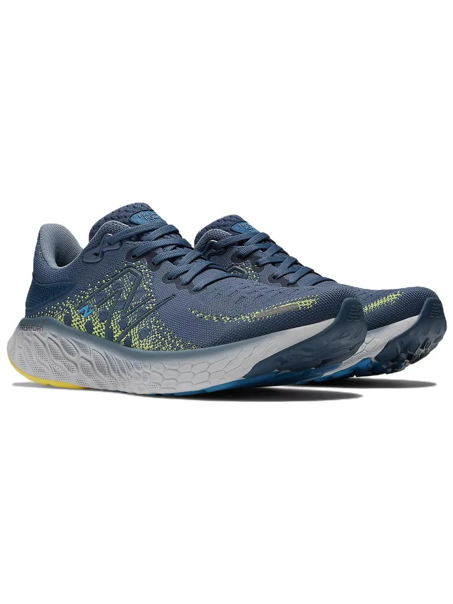 Беговые кроссовки New Balance Fresh Foam X 1080 v12 'Blue Yellow' — изображение 3 из 6, синий
