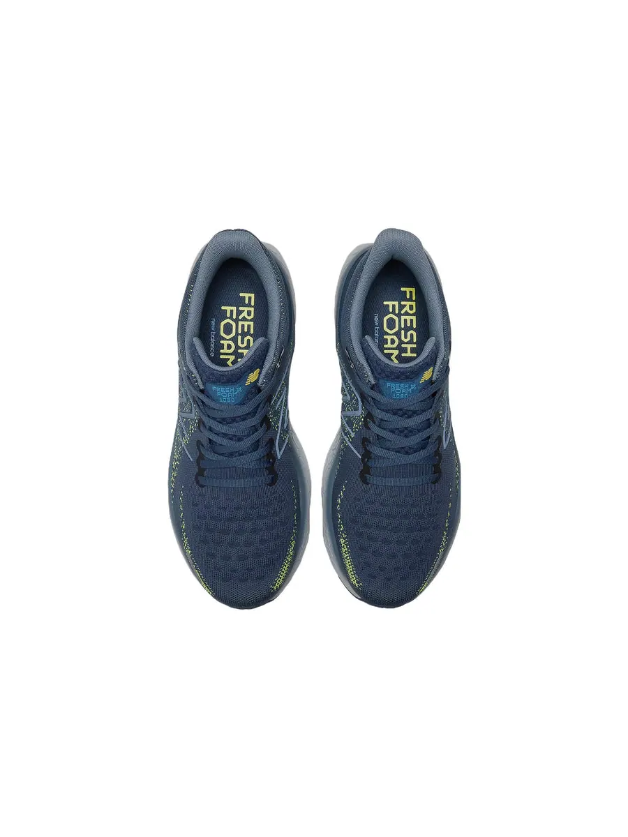 Беговые кроссовки New Balance Fresh Foam X 1080 v12 'Blue Yellow' — изображение 4 из 6, синий