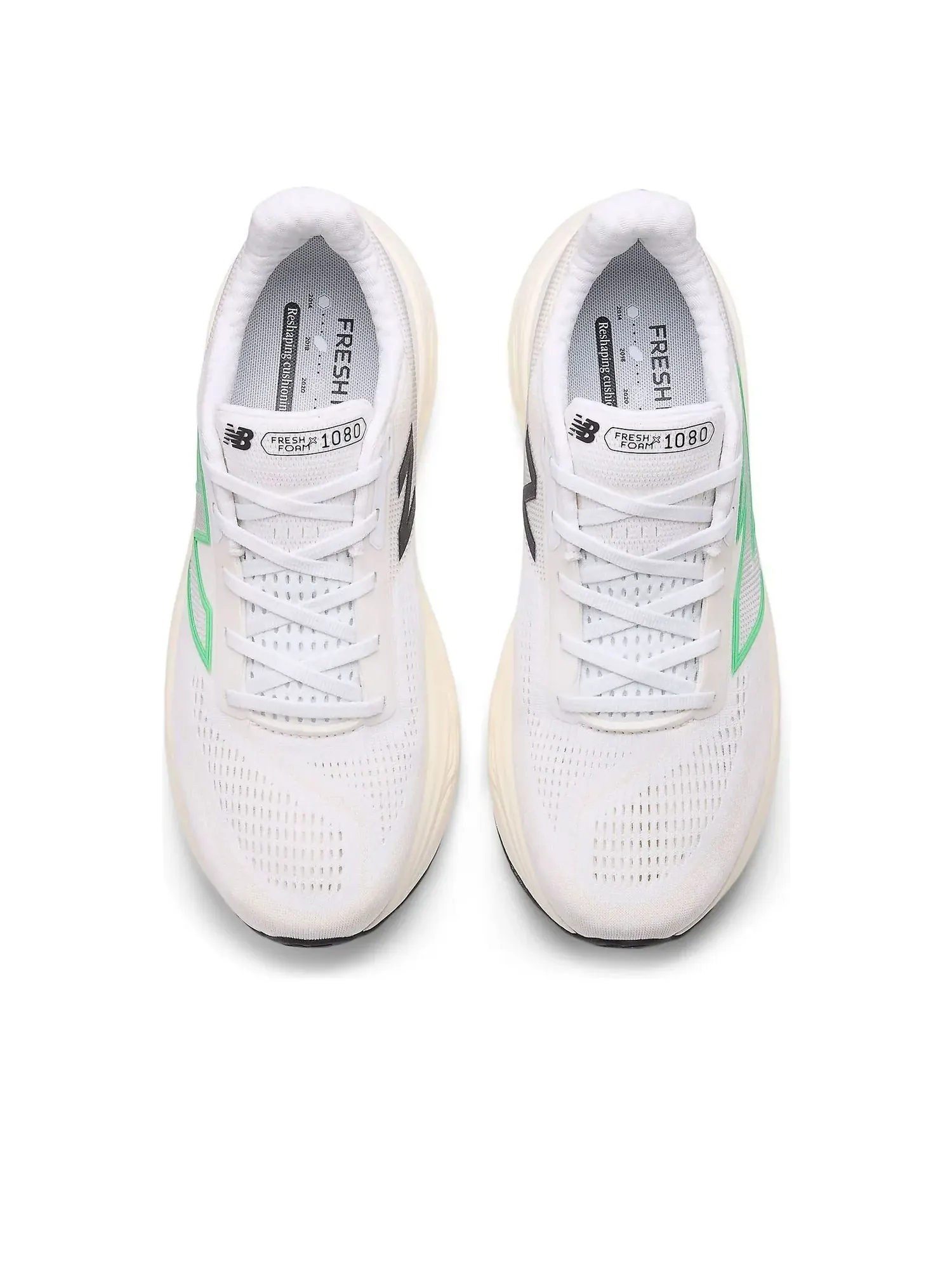Кроссовки New Balance Fresh Foam X 1080v14 'White Lime Leaf Angora' — изображение 3 из 6, белый