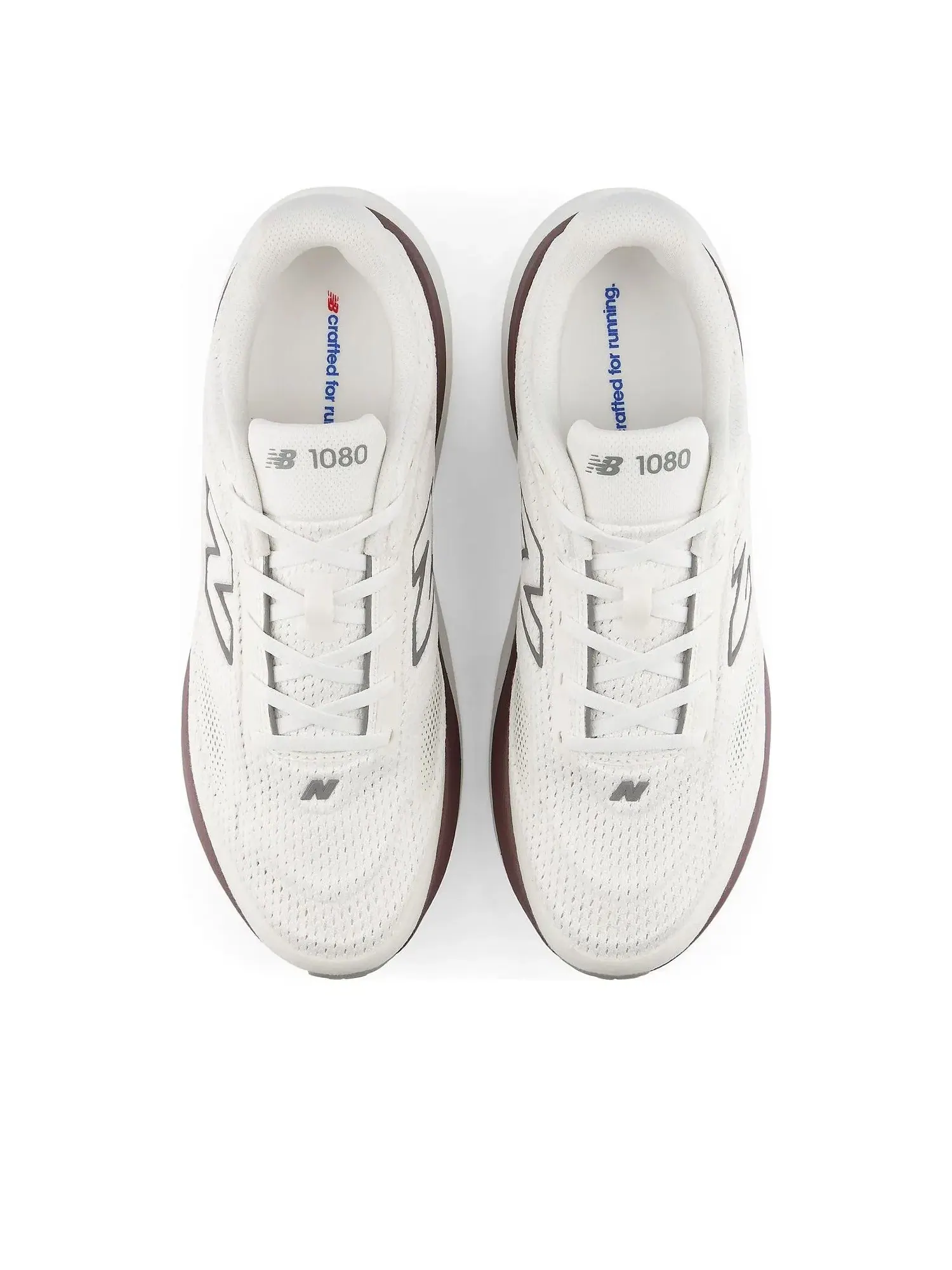 Мужские кроссовки для бега с сетчатым верхом New Balance 1080 — изображение 3 из 6, белый