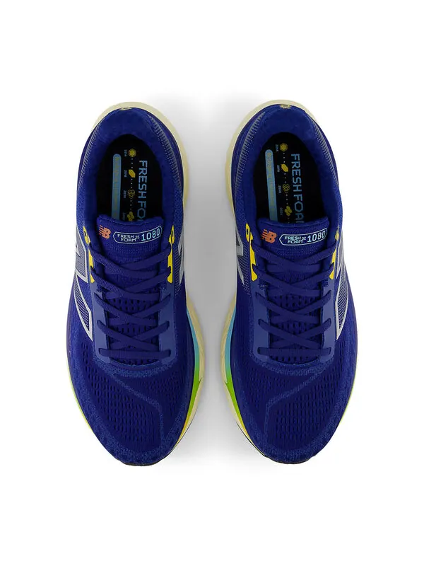 Кроссовки fresh foam x 1080 v14 'inkwell ginger lemon' New Balance — изображение 3 из 4, серебристый металлик