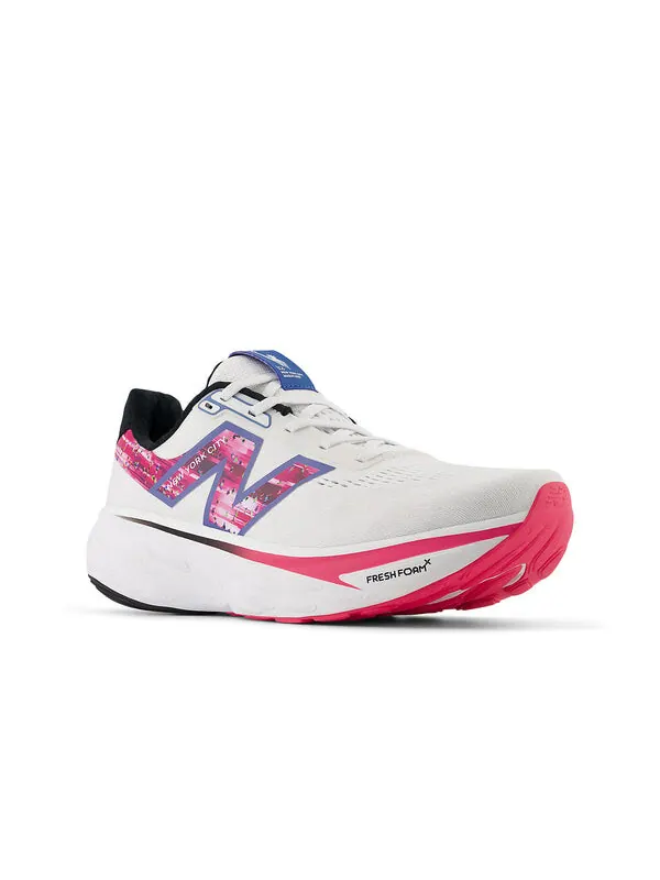 Кроссовки fresh foam x 1080v14 'tcs nyc marathon white hi-pink' New Balance — изображение 2 из 4, белый/розовый