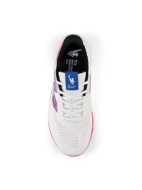 Кроссовки fresh foam x 1080v14 'tcs nyc marathon white hi-pink' New Balance — изображение 4 из 4, белый/розовый