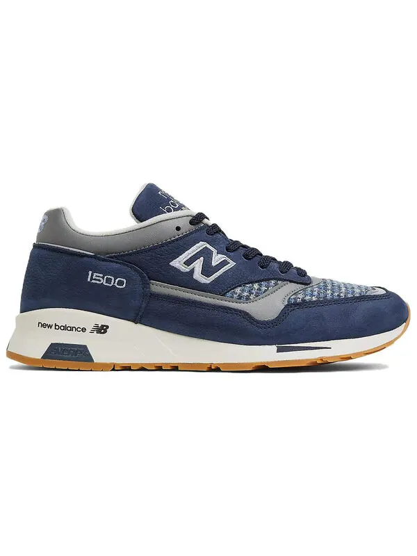 Кроссовки harris tweed x 1500 сделано в англии New Balance — изображение 2 из 4, синий/белый/серый