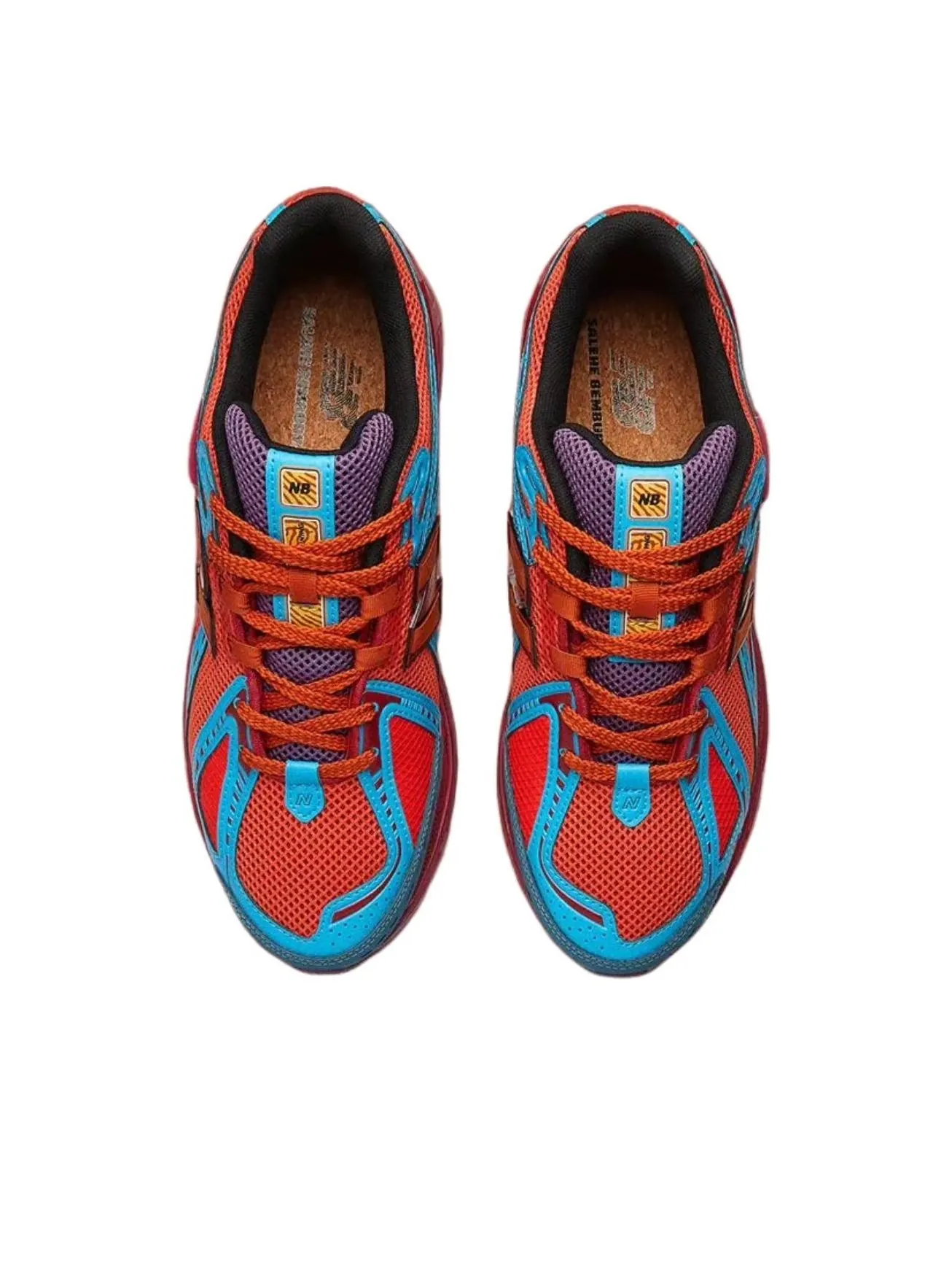 New Balance x Salehe Bembury 1906R 'Heat Be Hot Magma' — изображение 2 из 5, оранжевый/красный/синий