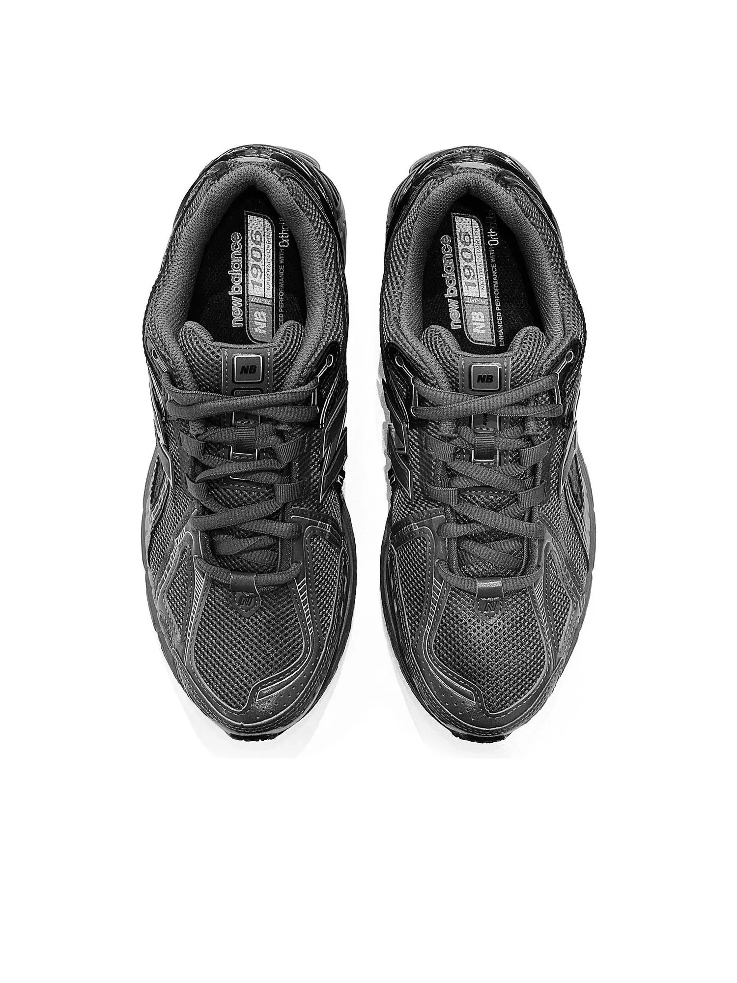 Кроссовки New Balance 1906R 'Black Shadow Grey' — изображение 4 из 6, черный/серый