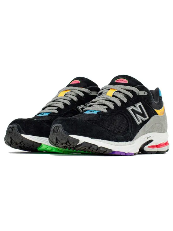 Кроссовки dtlr x 2002r New Balance — изображение 2 из 4, черный/серый/фиолетовый