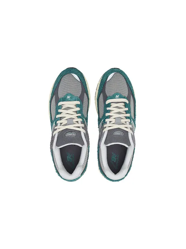 Кроссовки 2002р повседневная обувь New Balance — изображение 4 из 4, серый/зеленый