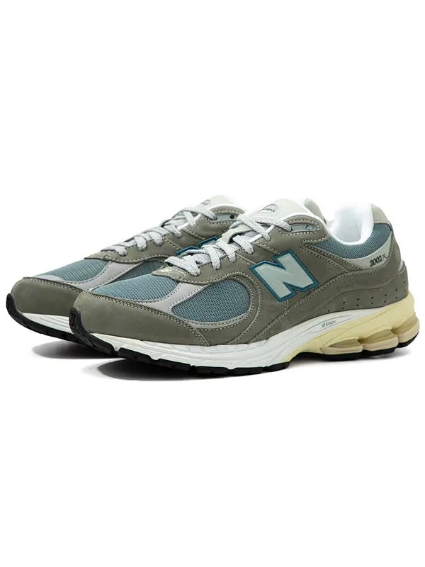 Кроссовки 2002р New Balance — изображение 3 из 4, серый/оливковый зеленый