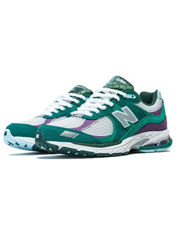 Кроссовки там наверху x 2002r New Balance — изображение 2 из 4, зеленый/фиолетовый/белый