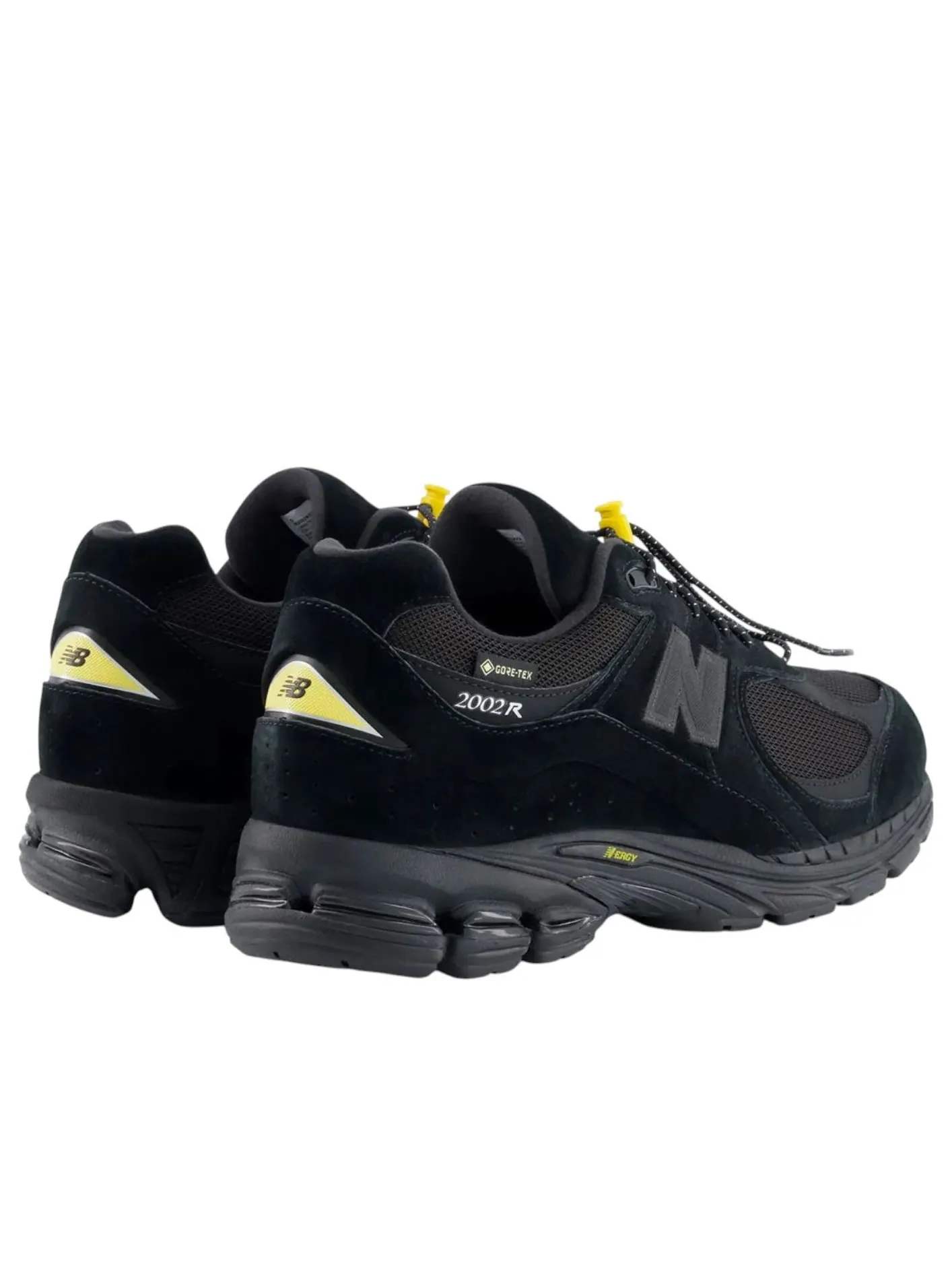 Кроссовки New Balance 2002R GORE-Tex 'Black Yellow' — изображение 3 из 6, черный