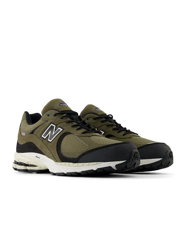 Кроссовки 2002r gore-tex 'olive black' New Balance — изображение 2 из 4, оливковый зеленый/черный
