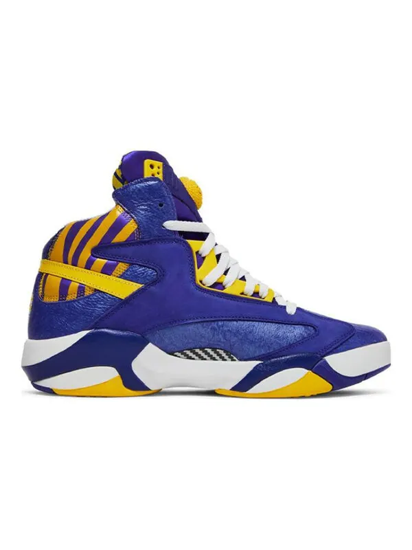 Кроссовки shaq attaq retro 'lsu' Reebok — изображение 2 из 4, фиолетовый