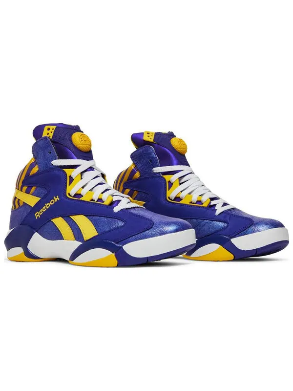 Кроссовки shaq attaq retro 'lsu' Reebok — изображение 3 из 4, фиолетовый
