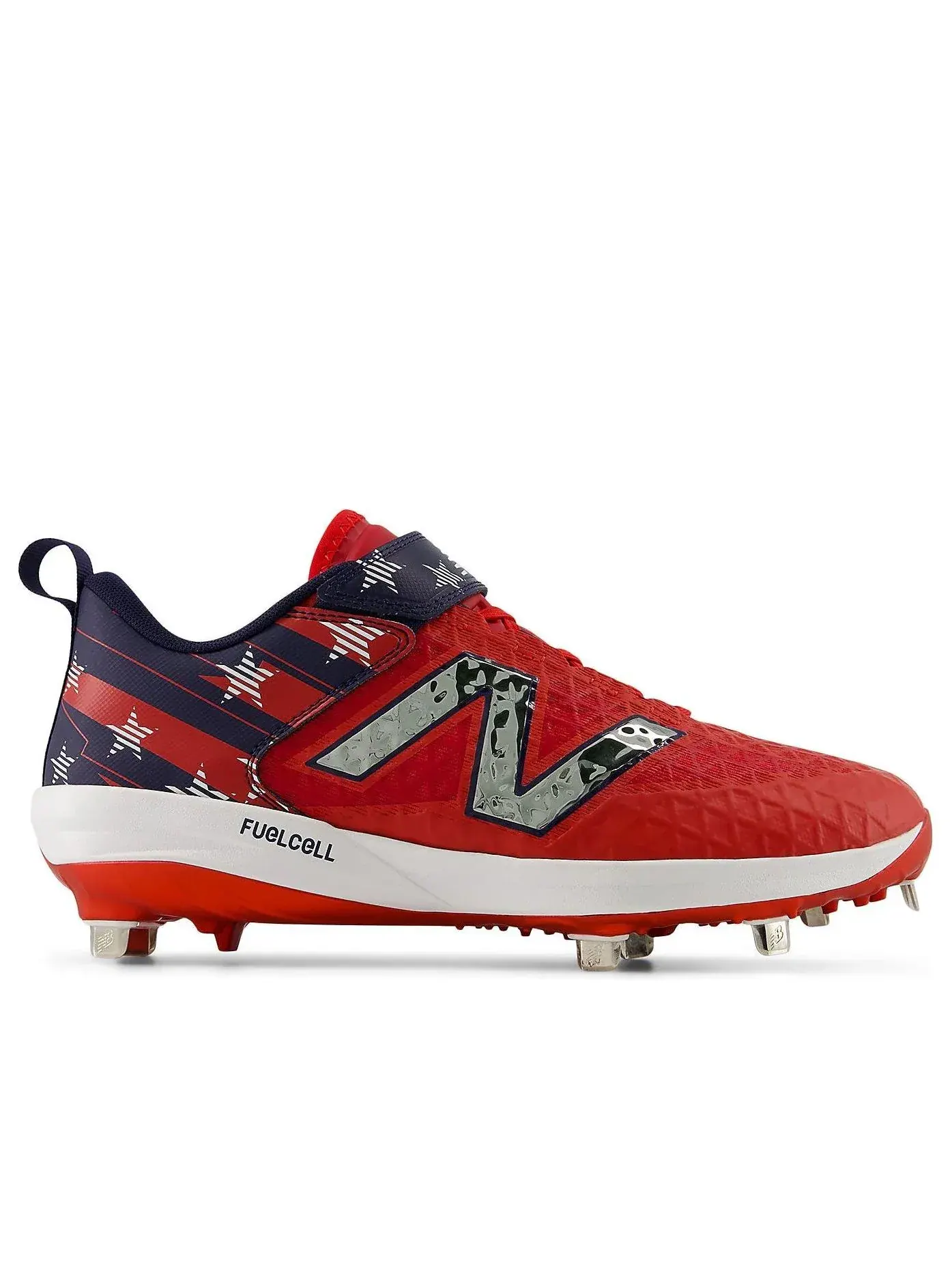 Кроссовки New Balance Fuelcell 4040v8 'Team Red Team Navy' — изображение 2 из 5, красный