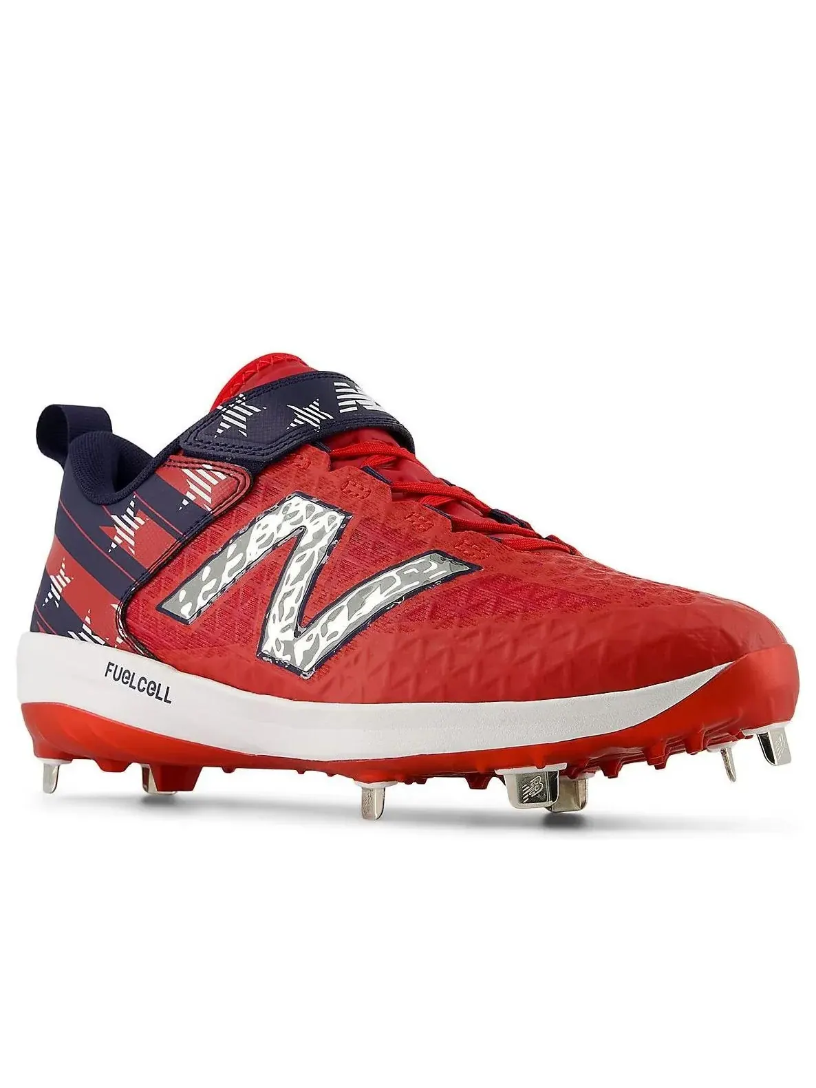 Кроссовки New Balance Fuelcell 4040v8 'Team Red Team Navy' — изображение 4 из 5, красный