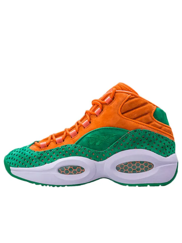 Кроссовки sneakersnstuff x question mid '15 stars' Reebok — изображение 1 из 2, оранжевый
