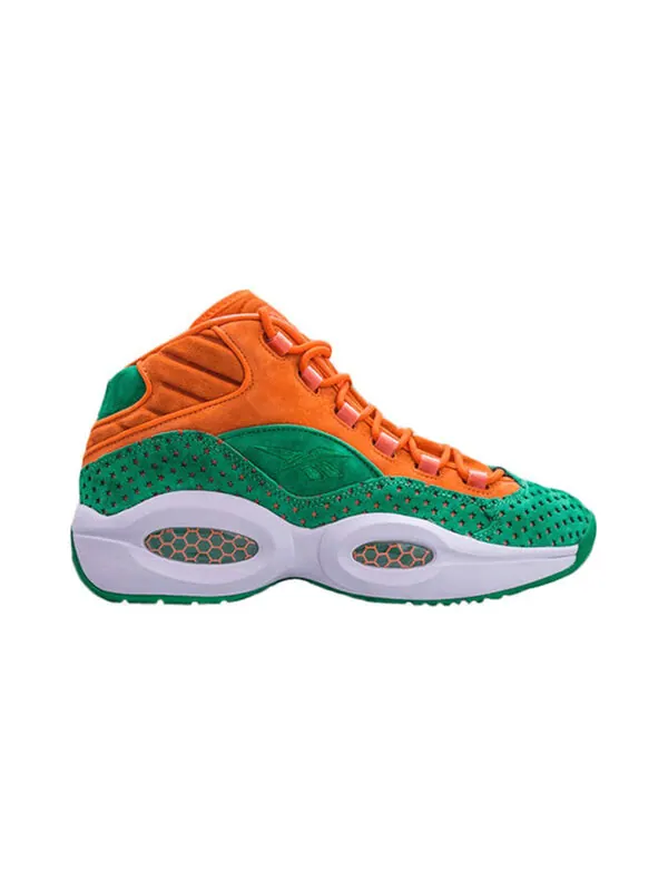Кроссовки sneakersnstuff x question mid '15 stars' Reebok — изображение 2 из 2, оранжевый