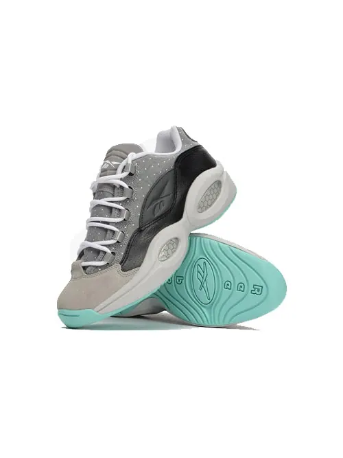 Кроссовки question low r13 Reebok — изображение 2 из 4, серый