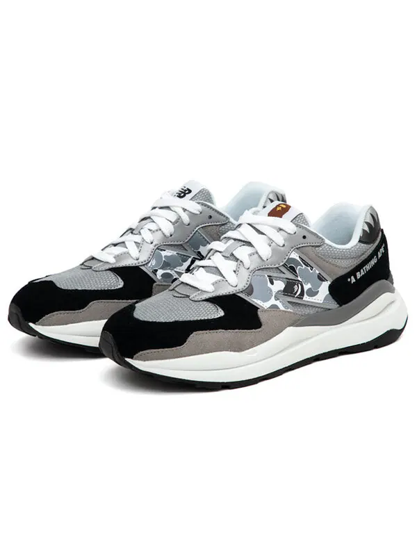 Кроссовки bape x 57 40 New Balance — изображение 4 из 4, черный/серый/белый