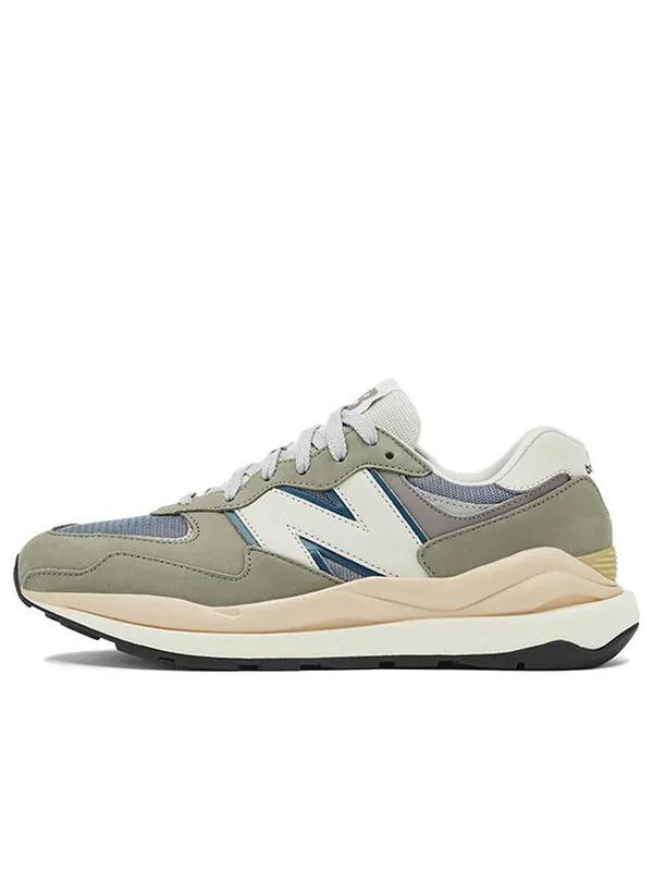 Кроссовки 57/40 'grey khaki' New Balance — изображение 1 из 4, зеленый/синий/белый