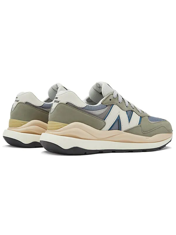 Кроссовки 57/40 'grey khaki' New Balance — изображение 4 из 4, зеленый/синий/белый
