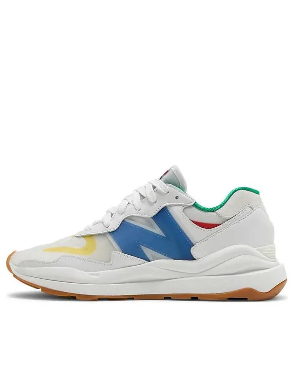 Кроссовки Staud x 57 40 New Balance — изображение 1 из 4, белый/синий/желтый