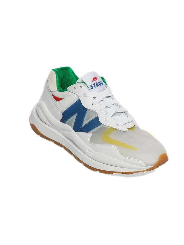 Кроссовки Staud x 57 40 New Balance — изображение 3 из 4, белый/синий/желтый