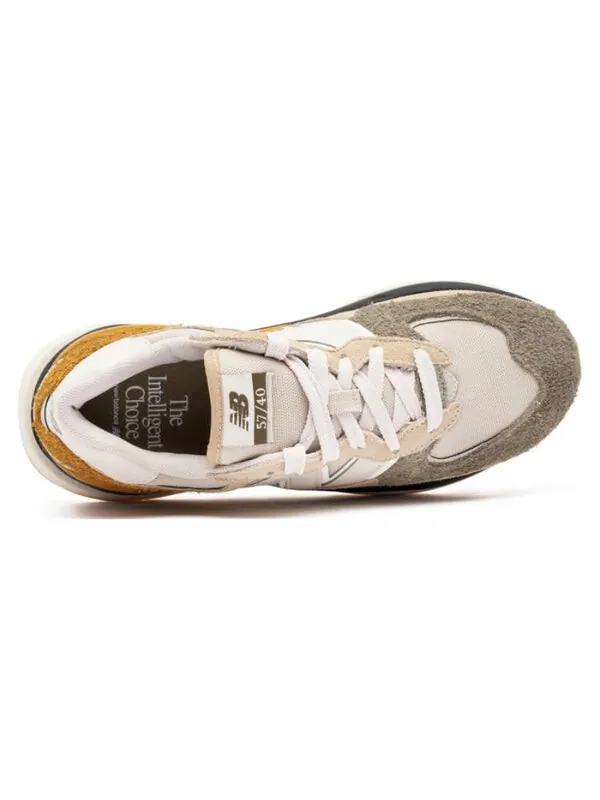 Кроссовки 57 40 New Balance — изображение 3 из 4, кремовый/зеленый
