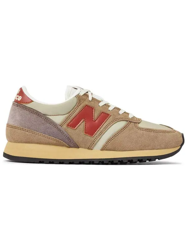 Кроссовки 730 New Balance — изображение 2 из 4, коричневый/красный