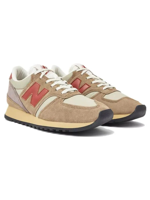 Кроссовки 730 New Balance — изображение 3 из 4, коричневый/красный